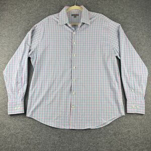 Peter Millar‎ Summer Comfort Button Down Shirt Mens Large Multicolor Plaid